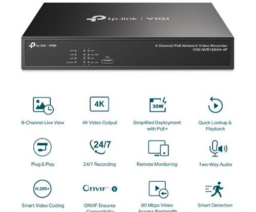 TP LINK 14Channel Network Video Recorder with 14 POE