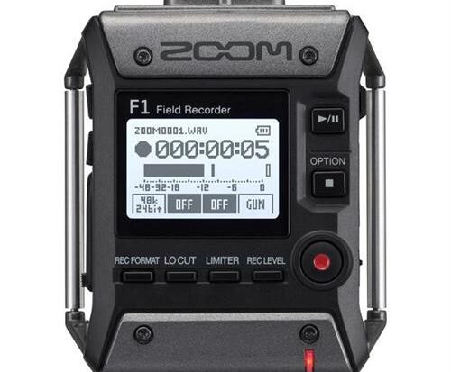 Zoom F1 Field Recorder with Shotgun Microphone