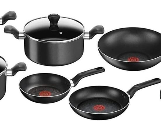 Tefal Super Cook 12pc Set Non Stick Pans