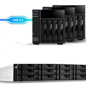 Asustor Lockerstor 12RD Bay Lockerstor 2U Rack NAS
