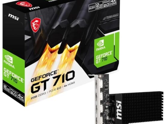 MSI nVidia Geforce GT 710 2GD3H 2GB PCIe 2 x16 Graphics