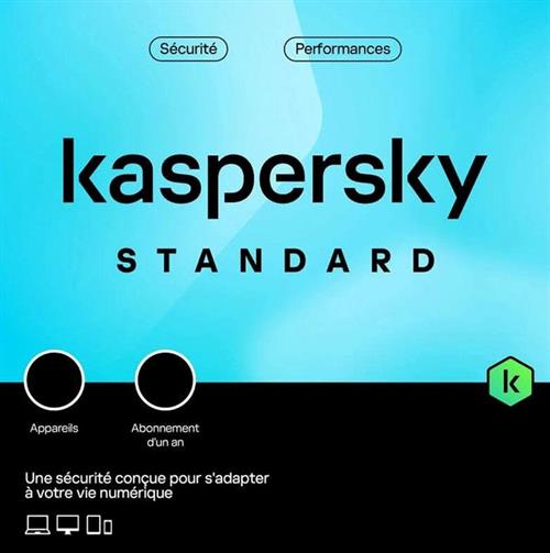 Kaspersky 5 Devices Standard Internet Security Software