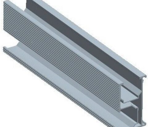 Solarix 4.3m D Rail For Solar Panel Mounting