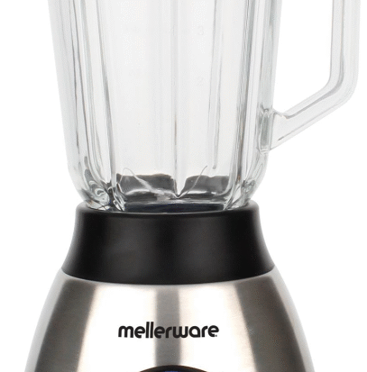 Mellerware 1.5L 550W Stainless Steel With Coffee Mill Jug Blender