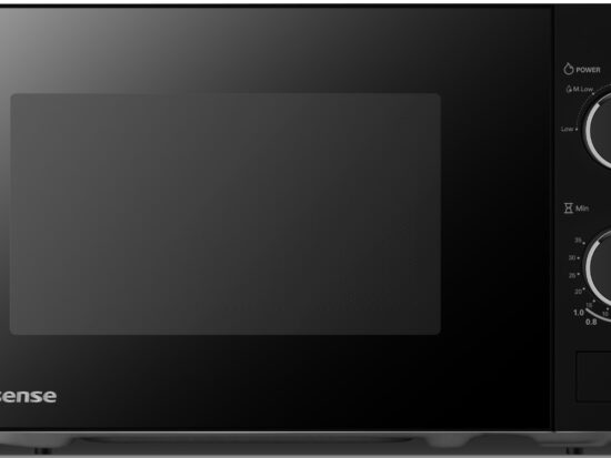 Hisense 20 Litre Matte Black Manual Microwave Oven