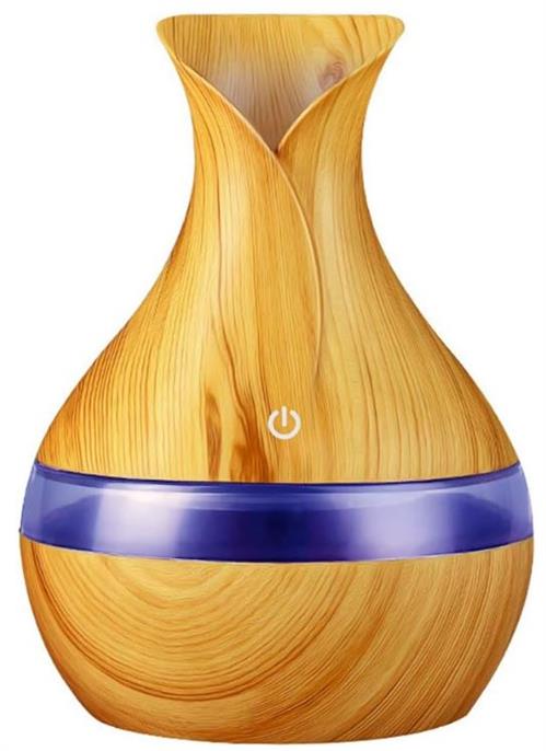 Casey Ultrasonic Aroma Portable Humidifier Light Wood Grain