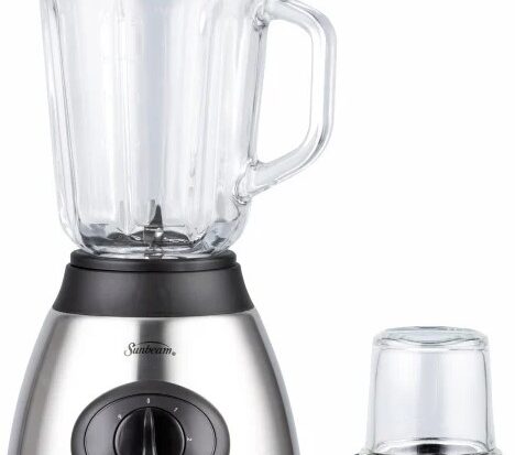 Sunbeam 1.5 Litre Glass Jar Stainless Steel Blender With Grinder