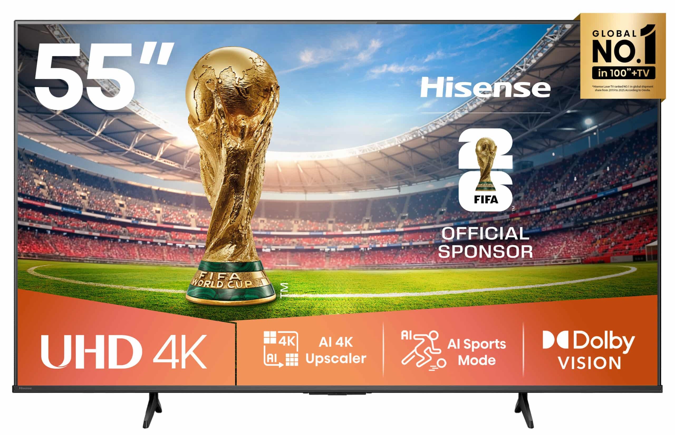 Hisense 55 Inch UHD Smart LED TV