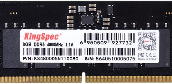 KingSpec DDR5 8GB SODIMM Memory Module