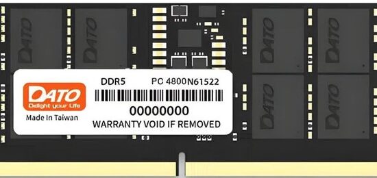 Dato DDR5 4800MHZ SODIMM 16GB Memory Module