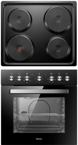 Hisense 4 Plate Burners Hob and Oven