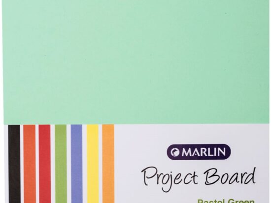 Marlin A4 160gsm 10 Sheets Project Board Pastel Green